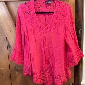 New Directions button down top